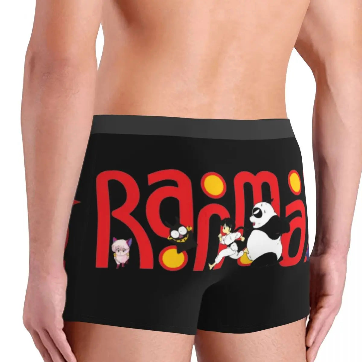 Ranma 12 Funny Logo Underwear Japanese classic cute anime 3D Pouch High Quality Boxershorts Customs Boxer Brief Breathable