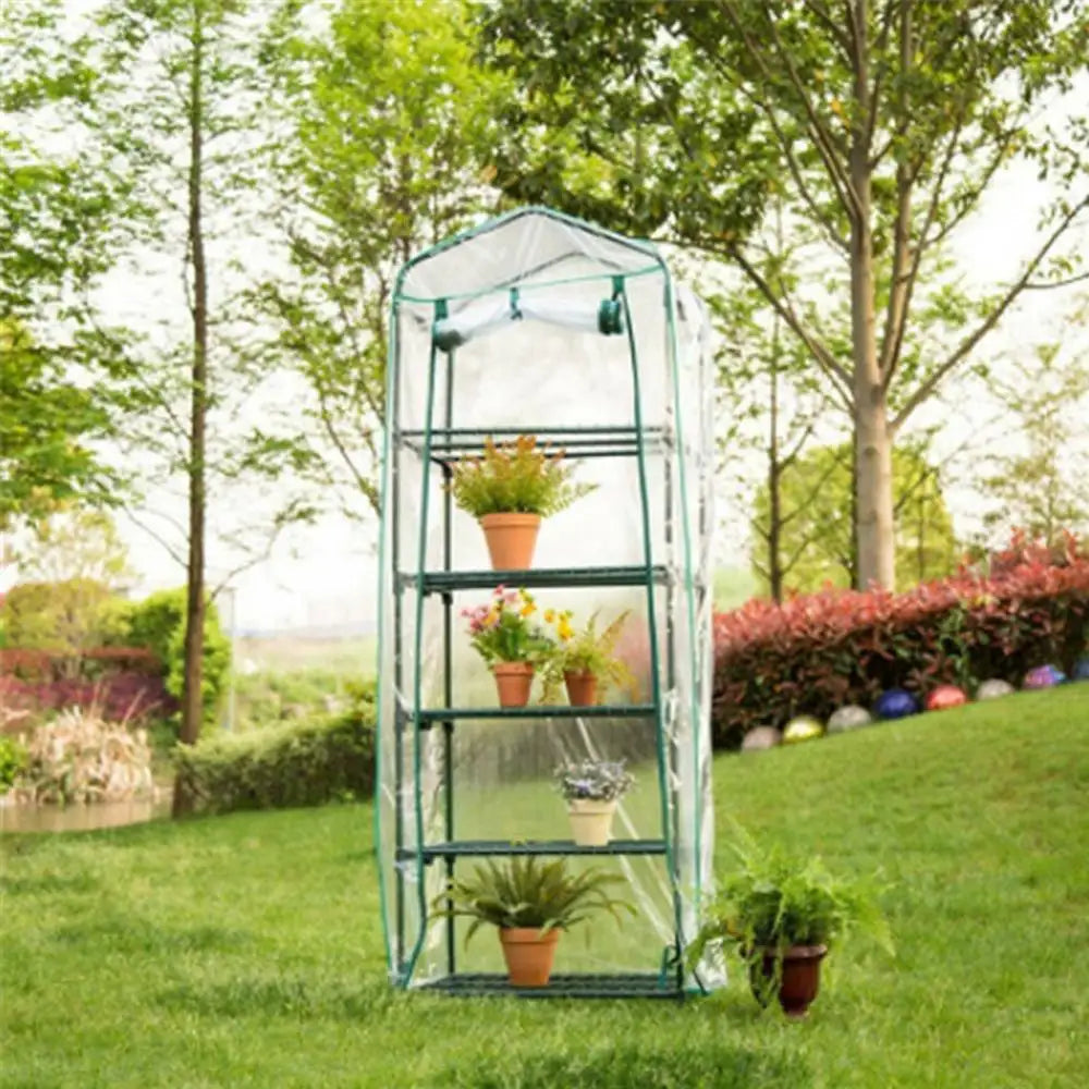 Small Greenhouse Outdoor Garden Mini Greenhouse Tent Gardening Backyard Plant Flower Heat  Cover Preservation  Garden Supplies