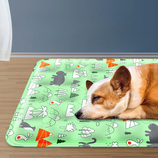 Summer Cooling for Cats and Dogs Indoor and Outdoor Pet Ice Mats Dog Mats Summer Cat Ice Good Booking Mats Multiple Colors