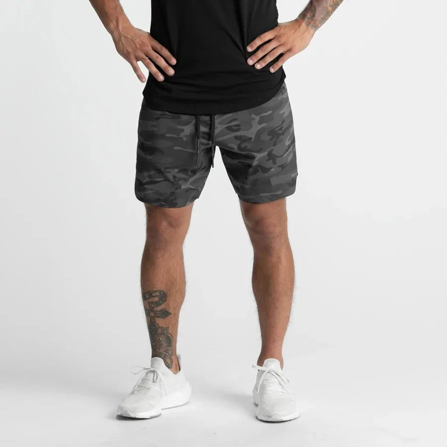 2024 single layer Quick-drying solid color Men's Short pants Fitness Jogger Sport Shorts Sweatpants Fitness Workout Casual pants