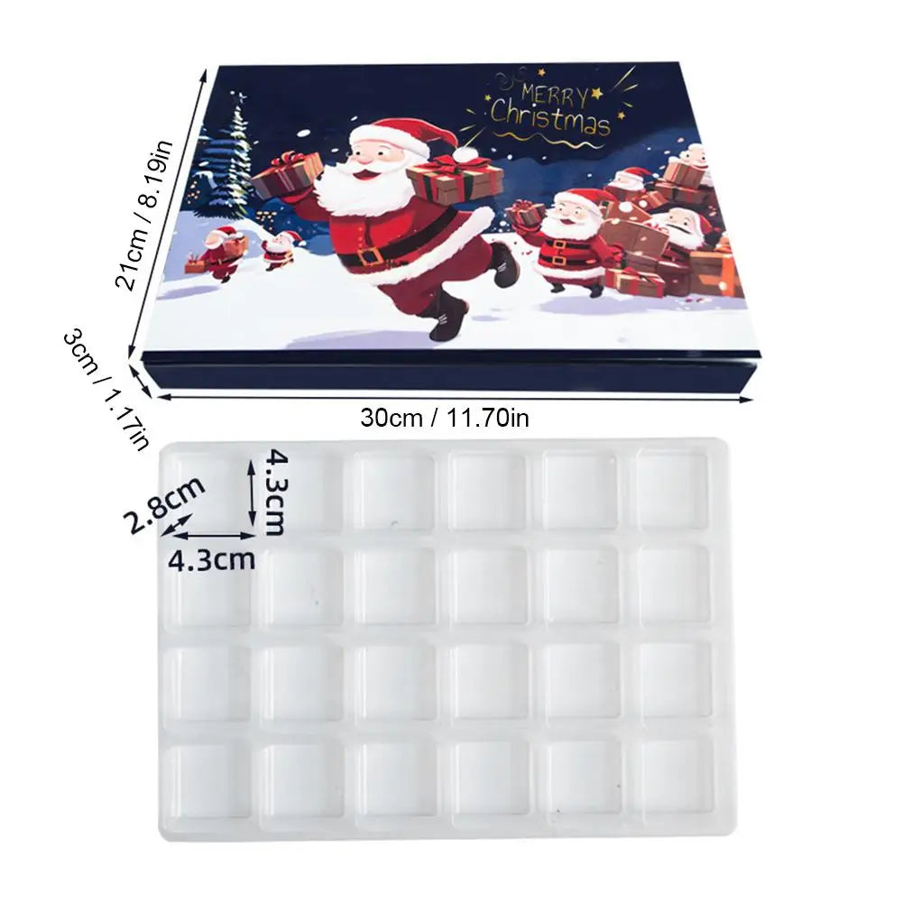 2024 New Surprise Gift Advent Calendar Empty Boxes To Fill 24 Days Countdown Christmas Festival Calendar For Annual Meeting