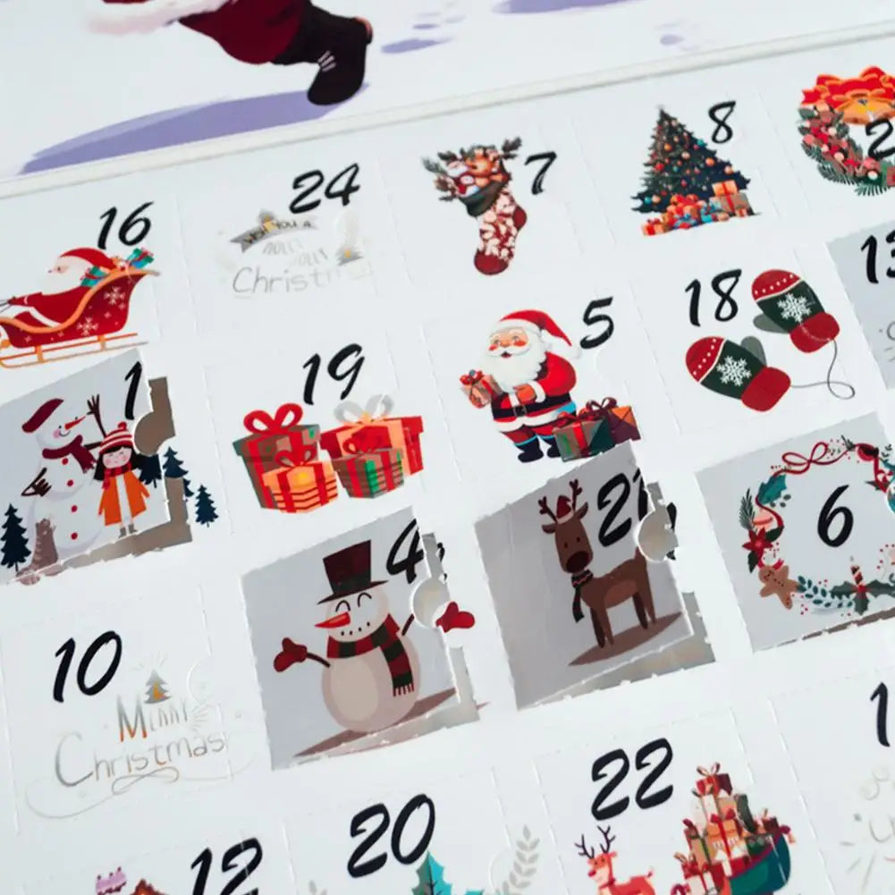 2024 New Surprise Gift Advent Calendar Empty Boxes To Fill 24 Days Countdown Christmas Festival Calendar For Annual Meeting