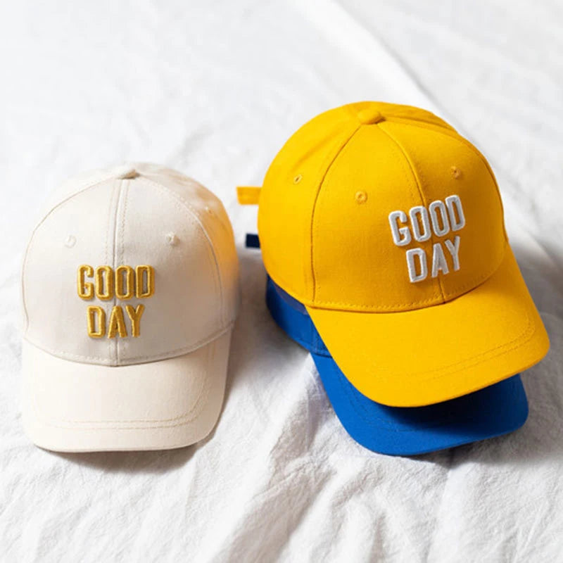 Toddler Kids Baseball Cap Korean Letter Embroidery Boy Girl Spring Summer Adjustable Hip Hop Baby Sun Hat Children Snapback Caps