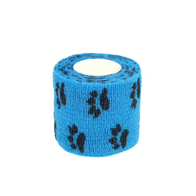 24 Rolls Vet Wrap Pet Elastic Self Adherent Cohesive Bandage for Dog Cat Horse Non-Woven Self Adhesive Sport Tape for Knee Ankle