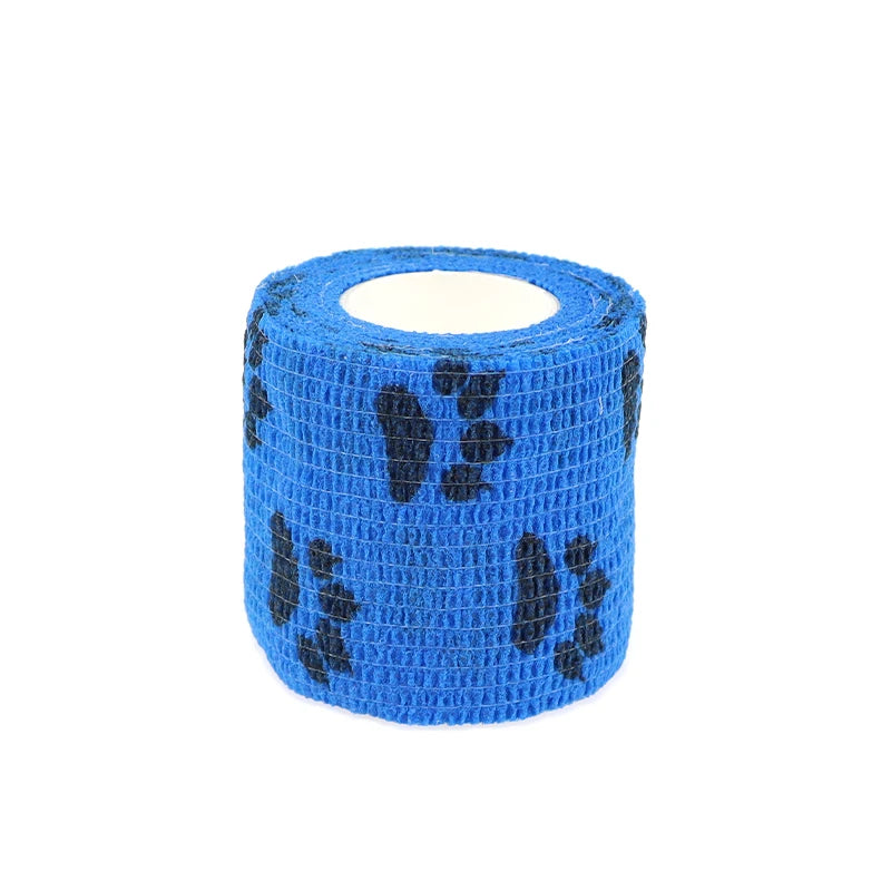 24 Rolls Vet Wrap Pet Elastic Self Adherent Cohesive Bandage for Dog Cat Horse Non-Woven Self Adhesive Sport Tape for Knee Ankle