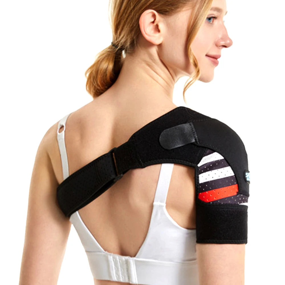 Shoulder Brace for Women and Men,Shoulder Pain Relief, Shoulder Support,Adjustable Fit Sleeve Wrap,Relief for Shoulder Injuries