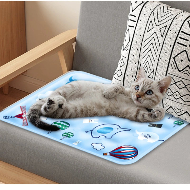 Summer Cooling for Cats and Dogs Indoor and Outdoor Pet Ice Mats Dog Mats Summer Cat Ice Good Booking Mats Multiple Colors