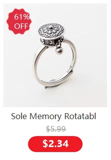 Sole Memory Rainforest Plantain Leaves Green Cool Sweet Romantic Silver Color Female Resizable Opening Rings SRI414