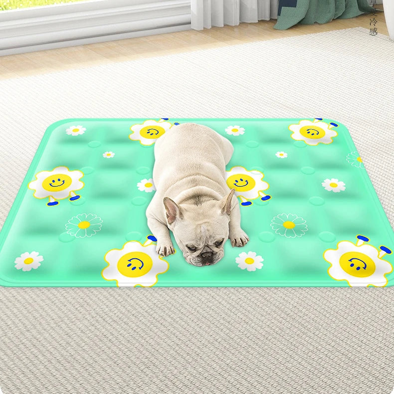 Summer Cooling for Cats and Dogs Indoor and Outdoor Pet Ice Mats Dog Mats Summer Cat Ice Good Booking Mats Multiple Colors