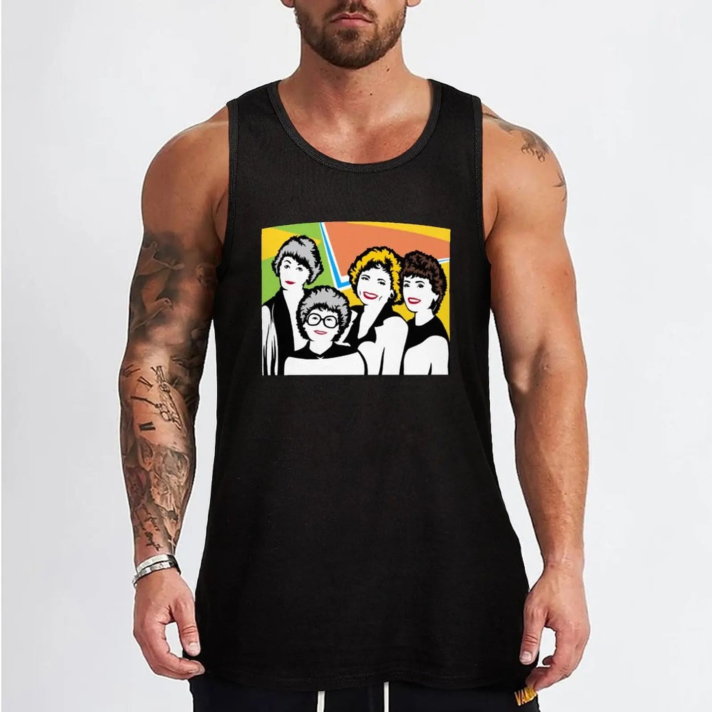 Golden Girls, Golden Girls Art, Pop Art, Drawings, Paintings, Tank Top T-shirt sports T-shirt for fitness t-shirts for men