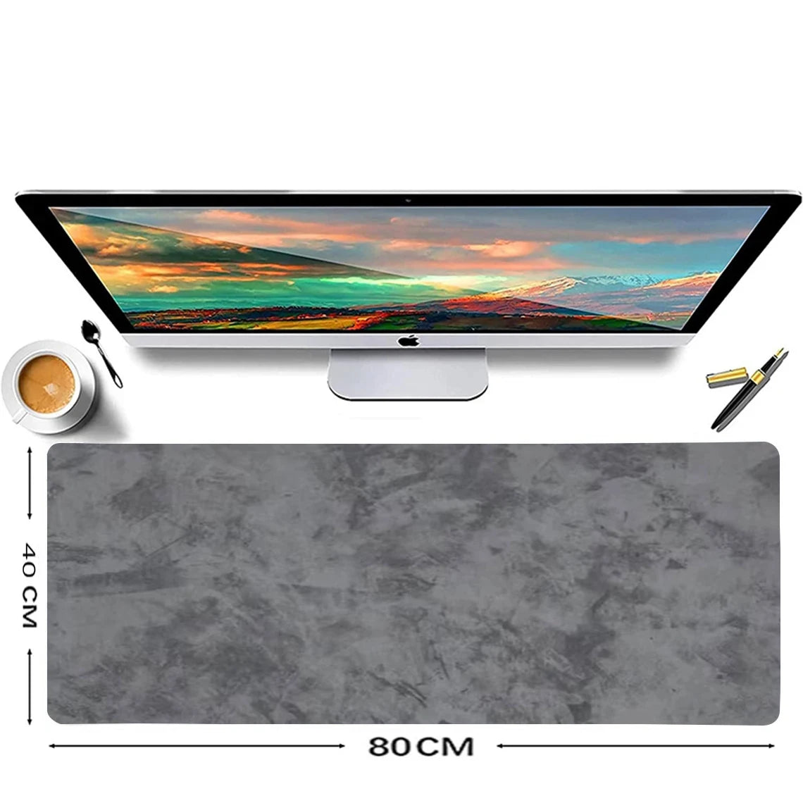 Texture Pattern Mouse Pad Simple and Stylish Design Large Computer Office Table Mats XXL Mechanical Keyboard Long Carpet Pads