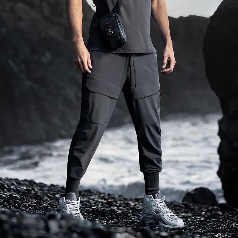 New Fashion Gym Men's Sweatpants Casual Workouts Multi Pocket Casual Fitness Workout Jogging Training Pants