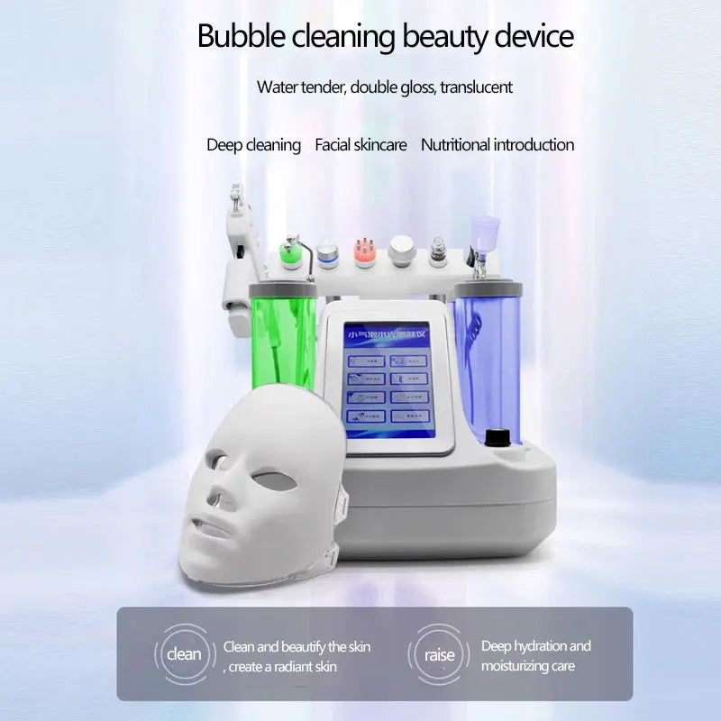 Small Bubble Beauty Instrument Blackhead Water Light Instrument Introduces Deep Facial Cleansing