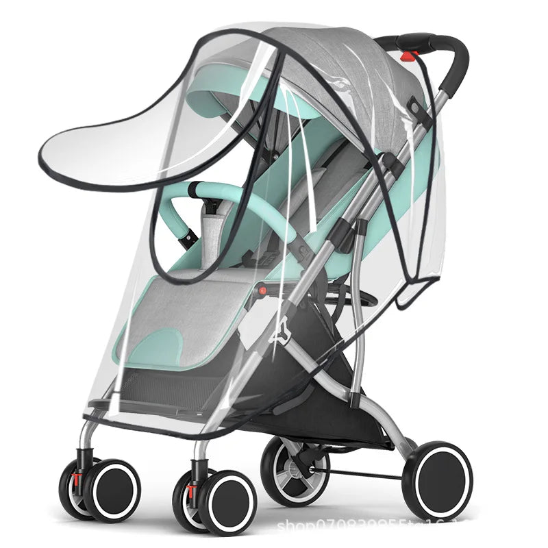 Universal Stroller Rain Cover Baby Car Portable Universal Waterproof Rain Cover Weather Stroller for Baby Stroller Accessories