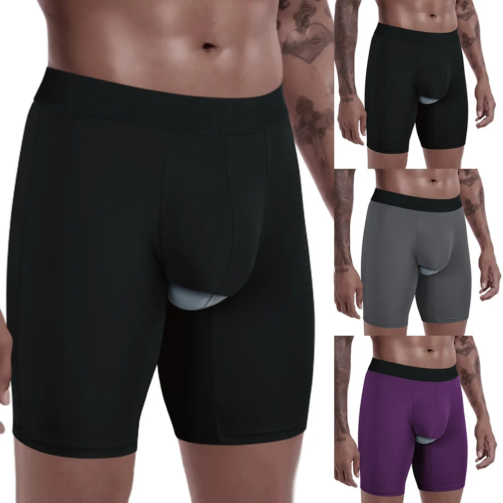 Men Underwear Separate Pouch Breathable Comfort Sport Brief Shorts Panties Fashion Underpants Male Calzoncillo Hombre 