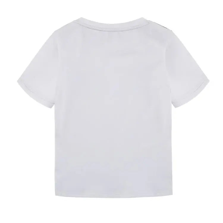 Toddler Boys Summer White T Shirts for girls Child Designer Brand Boutique Kids Clothing Wholesale Luxury Tops Children Clothes