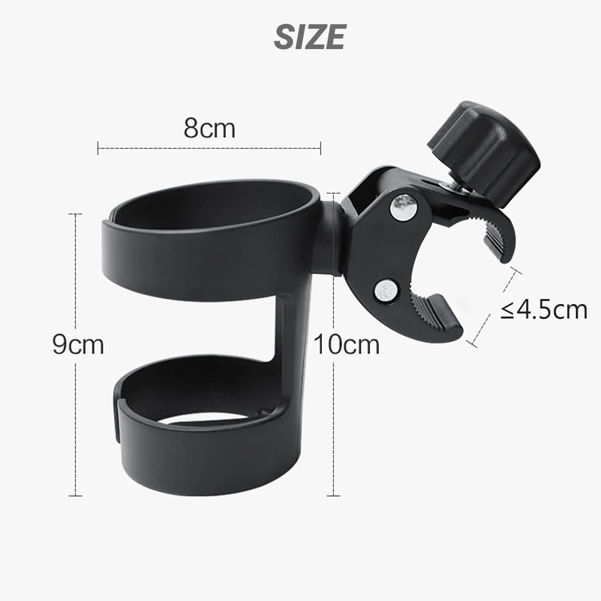 Baby Stroller Cup Holder Rack Children Bicycle Cart Bottle Rack Kids Bicycle Milk Water Pushchair Carriage Stroller Accessories