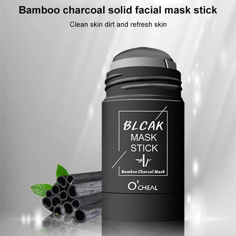 4 Styles Solid Mask Stick Green Tea Eggplant Bamboo Charcoal Peach Mud Cream Deep Cleansing Pores Clay Daily Face Clean Care