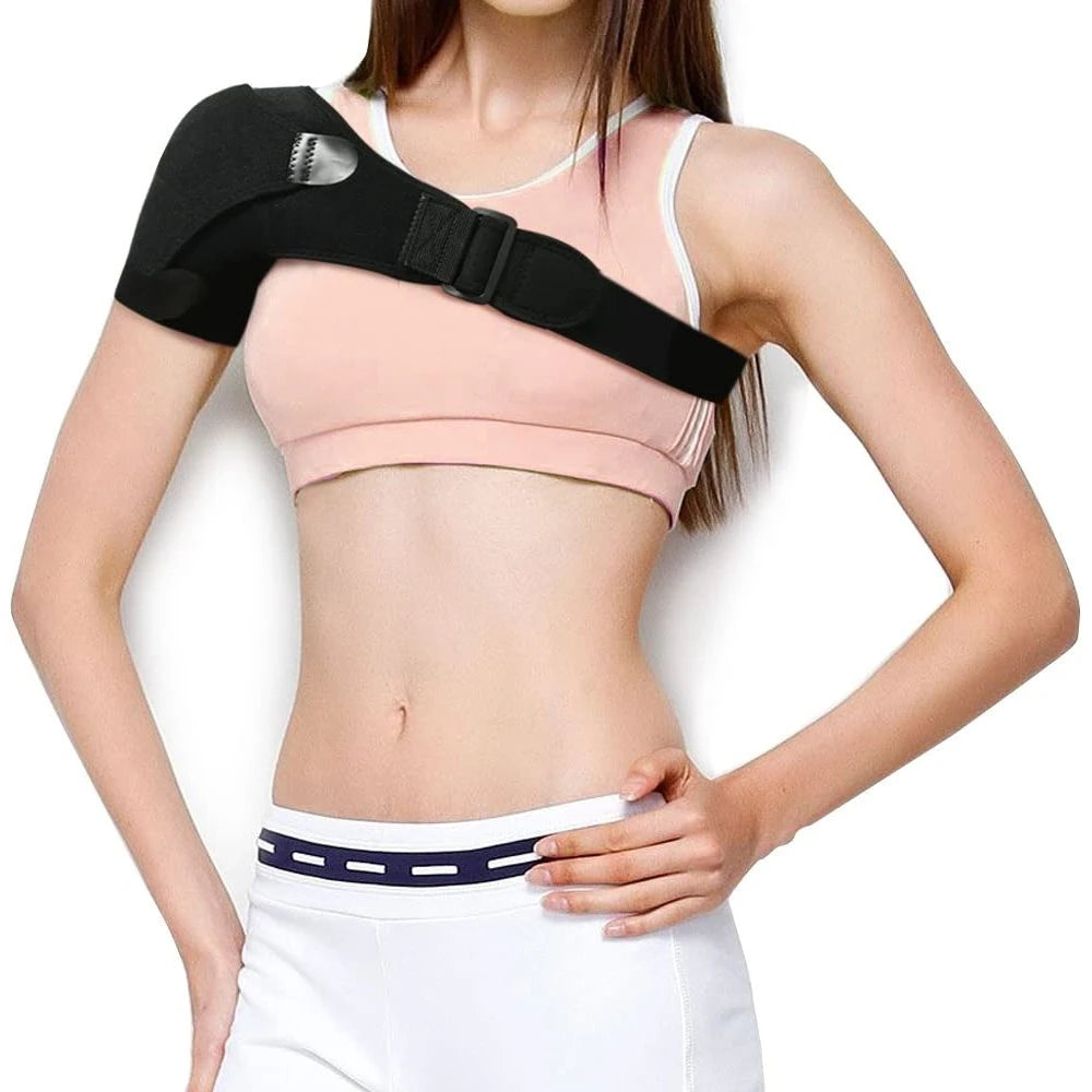 Shoulder Brace for Women and Men,Shoulder Pain Relief, Shoulder Support,Adjustable Fit Sleeve Wrap,Relief for Shoulder Injuries