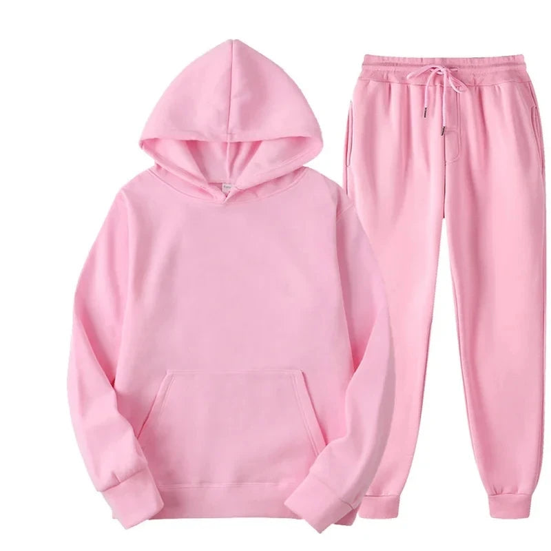 2024 Womens Sets Hoodies Pants Autumn Winter Hooded Sweatshirt Sweatpants Hoodie Pant Hoody Pullover Female Suit Tracksuit Women