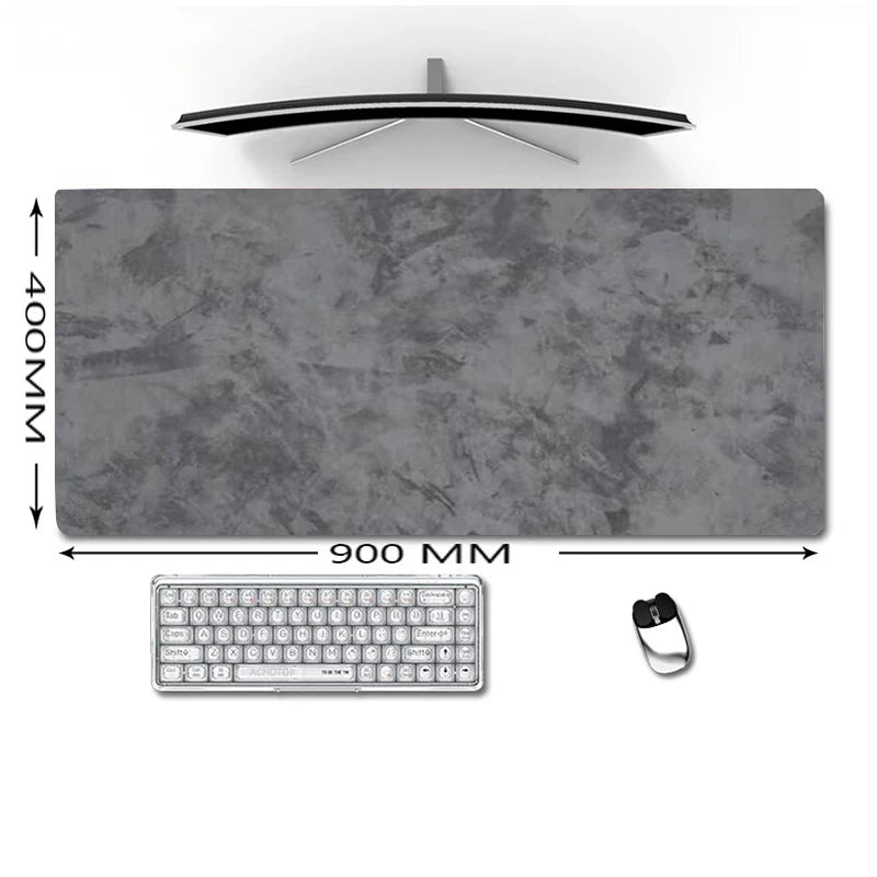 Texture Pattern Mouse Pad Simple and Stylish Design Large Computer Office Table Mats XXL Mechanical Keyboard Long Carpet Pads