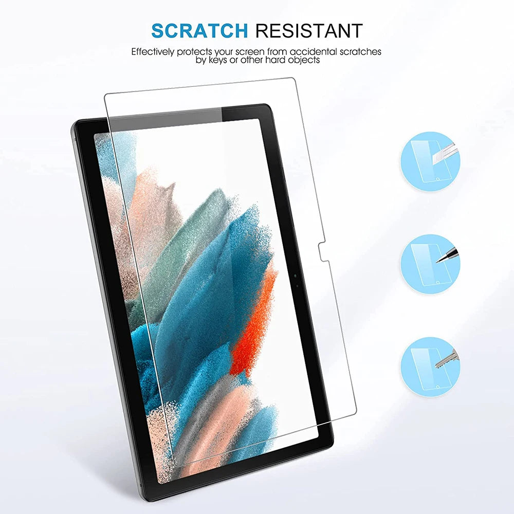 Tempered Glass Screen Protector For Samsung Galaxy Tab A 10.1 T510 T580 A7 A8 X200 S5E 10.5 S6 Lite 10.4 P610 S7 FE S8 + T730