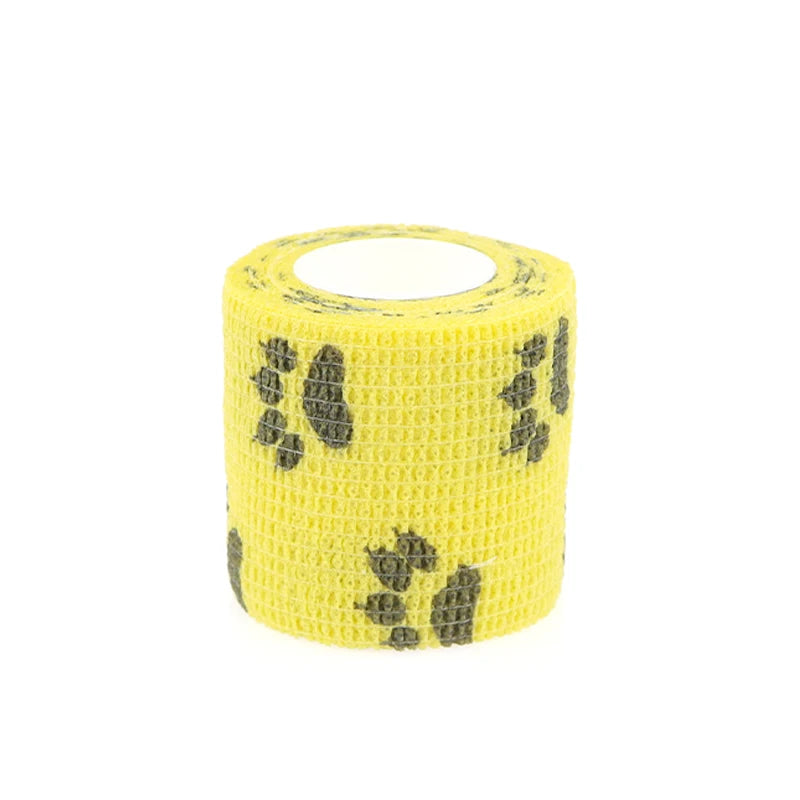 24 Rolls Vet Wrap Pet Elastic Self Adherent Cohesive Bandage for Dog Cat Horse Non-Woven Self Adhesive Sport Tape for Knee Ankle