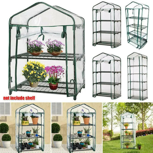 Small Greenhouse Outdoor Garden Mini Greenhouse Tent Gardening Backyard Plant Flower Heat  Cover Preservation  Garden Supplies