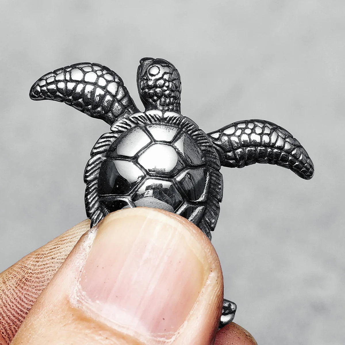 Turtle Necklace 316L Stainless Steel Cute Retro Men Women Pendant Chain Rock Rap Party for Friend Male Jewelry Gift Dropshipping