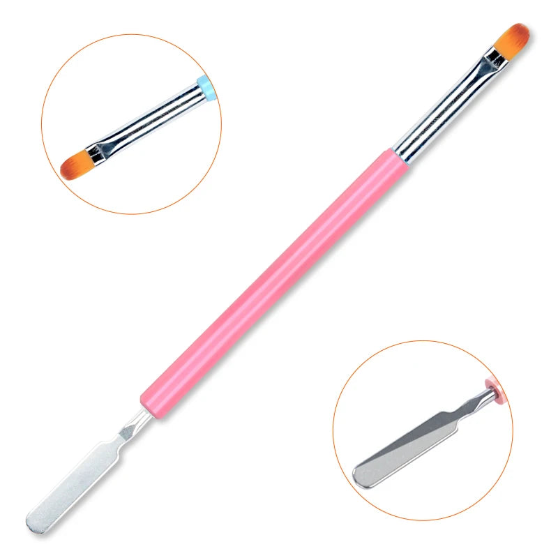 3D Acrylic French Manicure Design Ultra-thin Line Drawing Pen Nails Art Liner Brush UV Gel Brushes Painting Accessories Tools