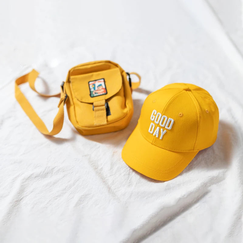 Toddler Kids Baseball Cap Korean Letter Embroidery Boy Girl Spring Summer Adjustable Hip Hop Baby Sun Hat Children Snapback Caps