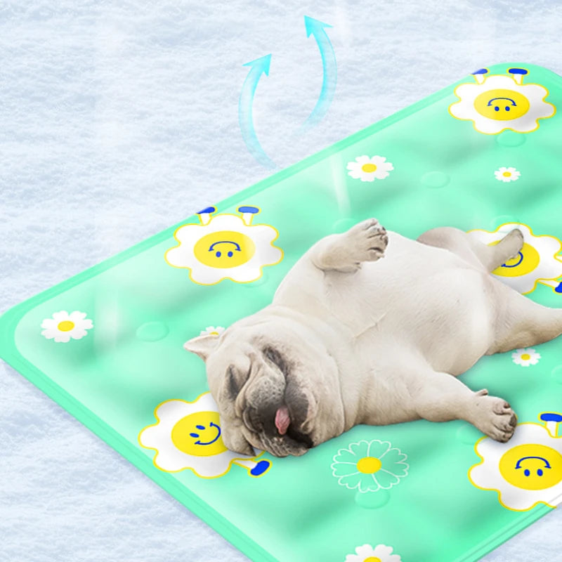 Summer Cooling for Cats and Dogs Indoor and Outdoor Pet Ice Mats Dog Mats Summer Cat Ice Good Booking Mats Multiple Colors