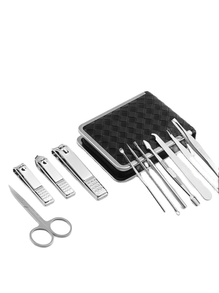 Competitive Stainless Steel Manicure Set Professional Nail Kit of Pedicure Tools Toe Clipper Box For Portable Care Gift