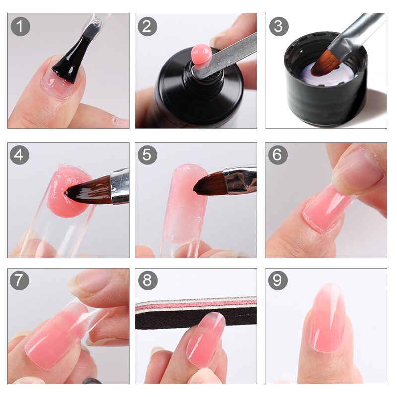 ROSALIND Polyt Nail Gel Kit Cheap Acrylic Nail Se Free Shipping For Professional Manicure Extension Nail Art All for Nails Kit