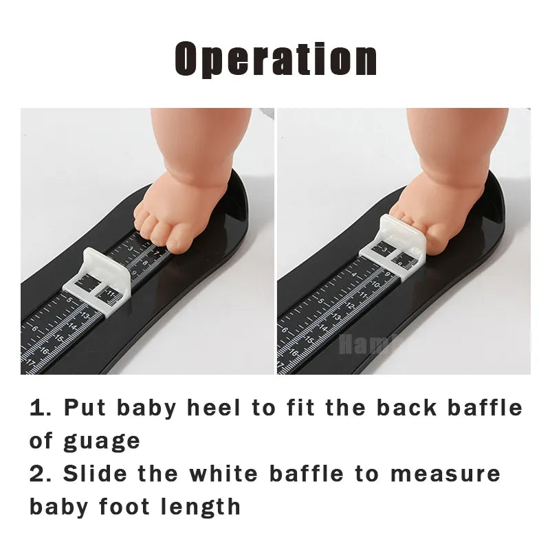 Baby Foot Measure Kids Foot Ruler Shoes Size Measuring Meter Children's Feet Measure Tool Toddler Infant Foot Measurement Gauge