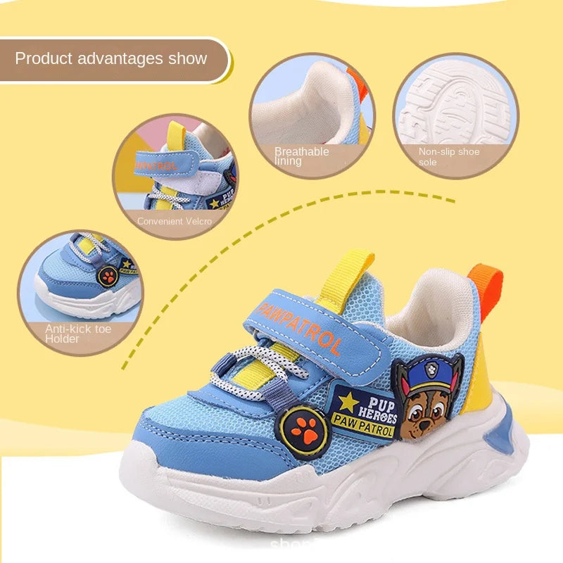 Genuine Paw Patrol Toddler Sneakers Fashion Kids Shoes for Boys Girls  Autumn Winter Boots Baby Outwearing 1-10Y Size 21-30 Gift