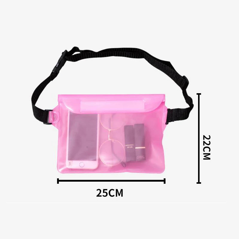 Waterproof Swimming Bag Ski Drift Diving Shoulder Waist Pack Bag Underwater Mobile Phone Bags Case Cover For Beach Boat Sports