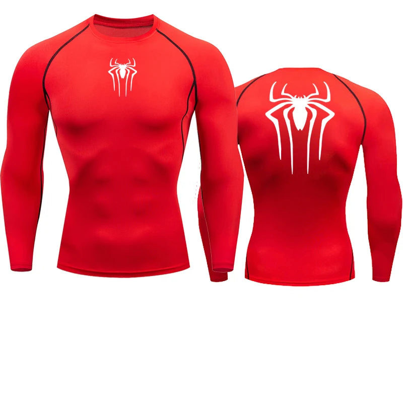 Sun Protection Sports Second Skin Running T-shirt Men's Fitness Rashgarda MMA Long Sleeves Compression Shirt Workout Clothing