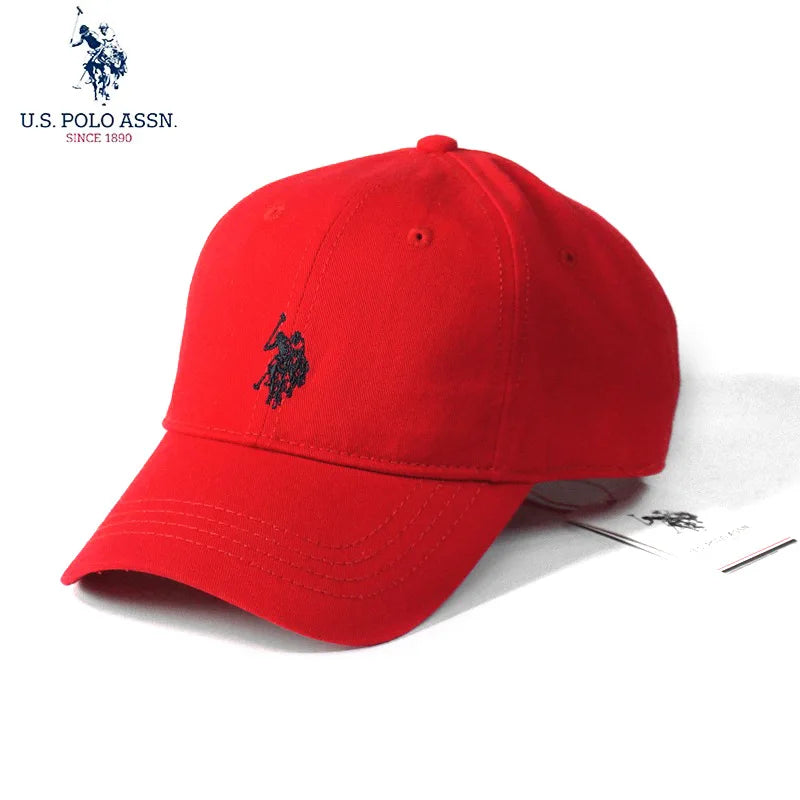 U.S. POLO ASSN. Baseball Hats For Women Pure Cotton Breathable Baseball Cap Soft Top Shade Casual Peaked Cap Caps For Men