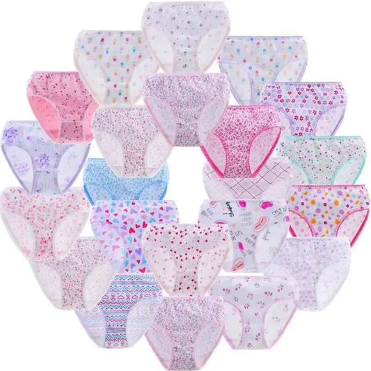 Baby Girls Cotton Underwear Kids Under Briefs Panties 12PCS/LOT