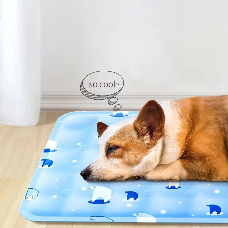 Summer Cooling for Cats and Dogs Indoor and Outdoor Pet Ice Mats Dog Mats Summer Cat Ice Good Booking Mats Multiple Colors