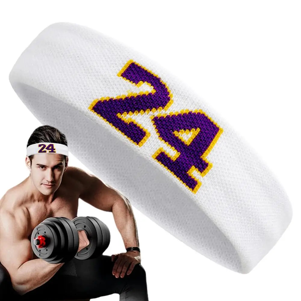 Elastic Headbands Workout Running Sweatband Headband Men's Headband Long Hair Athletic Head Band For Sports