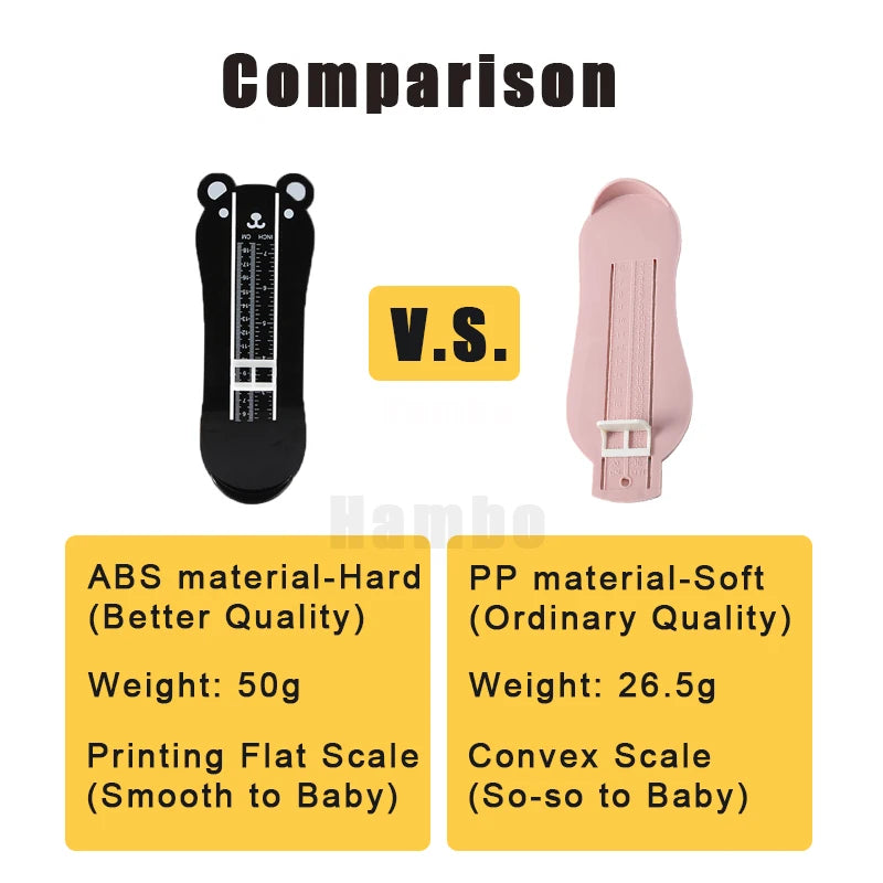 Baby Foot Measure Kids Foot Ruler Shoes Size Measuring Meter Children's Feet Measure Tool Toddler Infant Foot Measurement Gauge