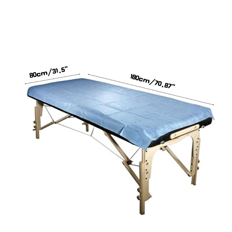 100pcs Massage Table Sheets Disposable SPA Bed Sheets Non Woven Lash Bed Cover for Tattoo Hotels Beauty Salon Doctors' O