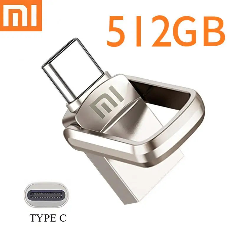 Xiaomi U Disk USB 3.0 Type-C Interface Mobile Phone Computer Mutual Transmission Portable USB Memory 2TB 1TB 128GB 512GB