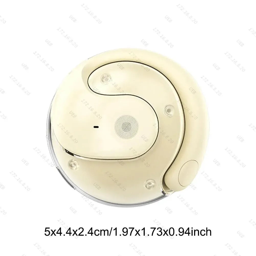 Small Coconut Ball Bluetooth Earphones TWS Ear-mounted Non-Ear High Power Ultra-Long Battery Life Sports Earphones