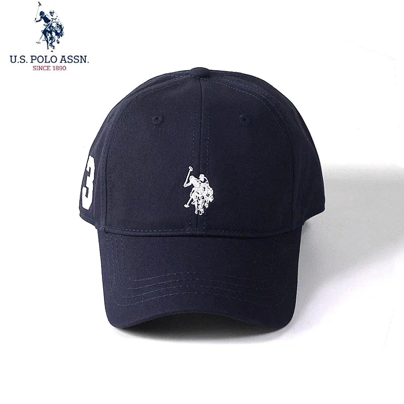 U.S. POLO ASSN. Baseball Hats For Women Pure Cotton Breathable Baseball Cap Soft Top Shade Casual Peaked Cap Caps For Men