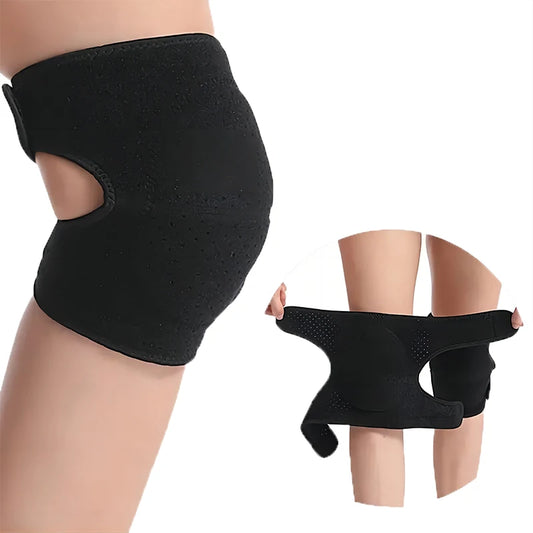 1Pcs Indoor Fitness Sport Knee Pads Dance Yoga Ballet Safety Brace Breathable Anti-Collision KneeLet Basketball Soccer Sleeves