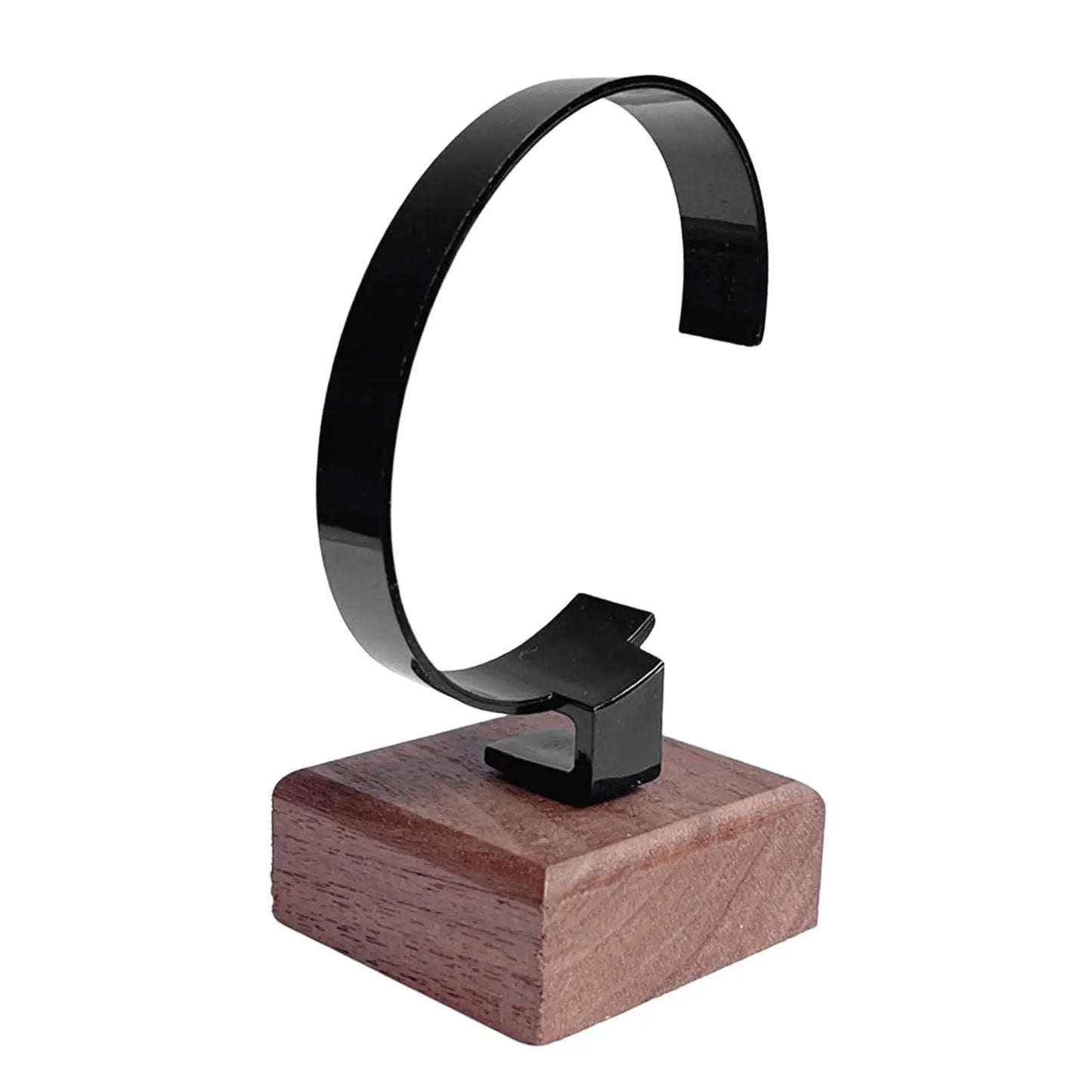 Multifunctional Watch Display Stand Tool Stable Wooden Base Jewelry Bracelet Bangle Display Rack Wrist Watch Holder for Counter