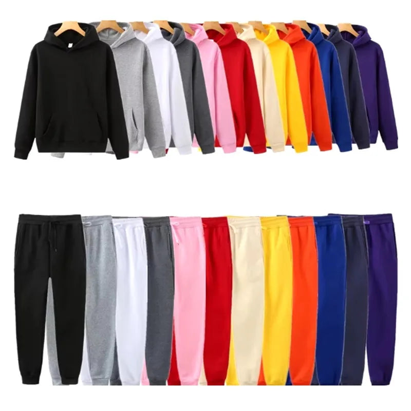 2024 Womens Sets Hoodies Pants Autumn Winter Hooded Sweatshirt Sweatpants Hoodie Pant Hoody Pullover Female Suit Tracksuit Women